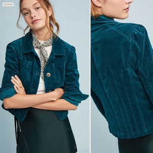 Cropped Corduroy Jacket